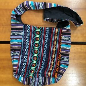 Multicolored Hobo Bag.